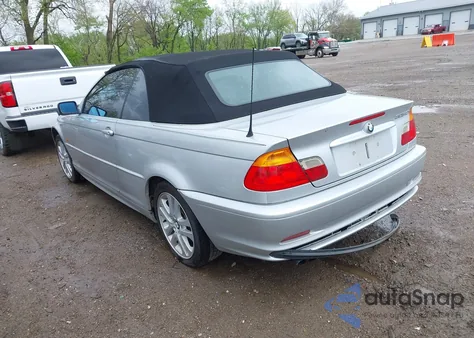 2002 BMW 325Ci z USA, uszkodzony, nr VIN WBABS33462JY43617